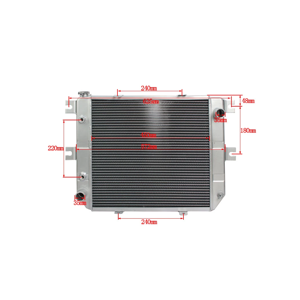 Forklift Part Water Radiator for Cpcd20f/Td27, 25542-10101