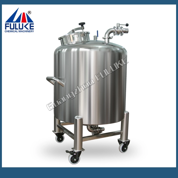 Fuluke Sanitary SUS304 Liquid Storage Tank Stainless Steel Oil Tank