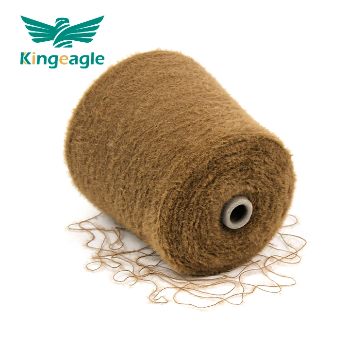 Kingeagle Vente Chaude Marron Nylon Mink Plume Fil pour Crochet