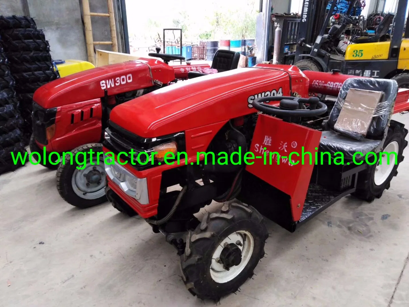 Tractor agrícola con 30 CV de 3 cilindros 4 cilindros de 40HP para la exportación