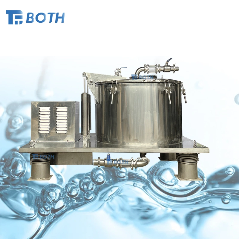 Automatic Industrial PLC Touch Screen Basket Hemp Oil Extraction Centrifuge Machine Filter Centrifugal