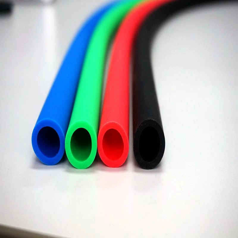 De grado alimentario de alta temperatura tubo flexible de caucho de silicona flexible de narguile