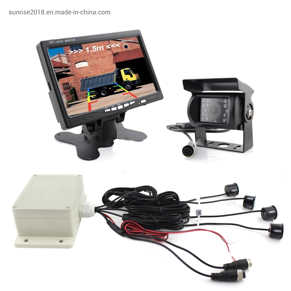 LKW/Bus/Auto-Display Reverse Radar System mit Farb 7" LCD-Parkplatz Sensor