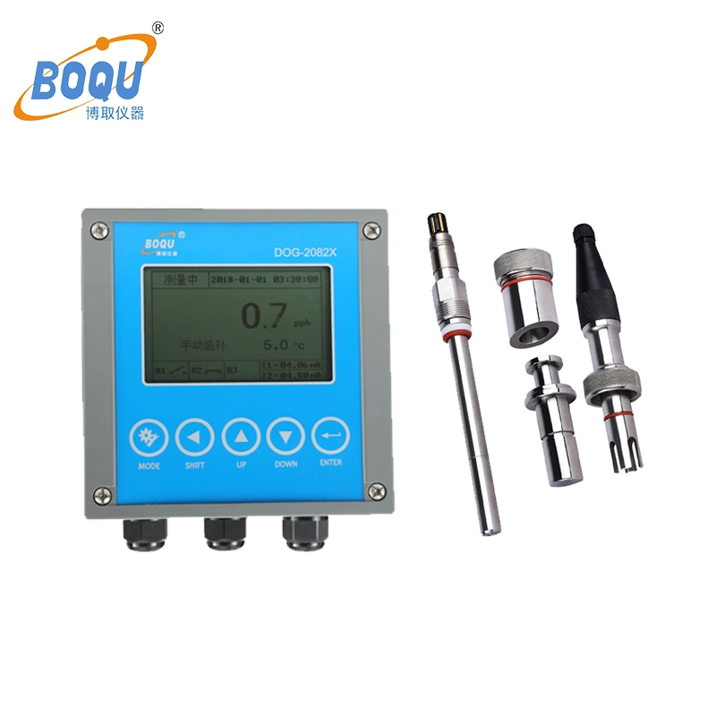 Booqu Dog-2082X مقاومة ارتفاع درجة الحرارة والضغط مع 4 إلى 20 مللي أمبير و RS485 Modbus Output قياس الأكسجين الذائب عبر الإنترنت