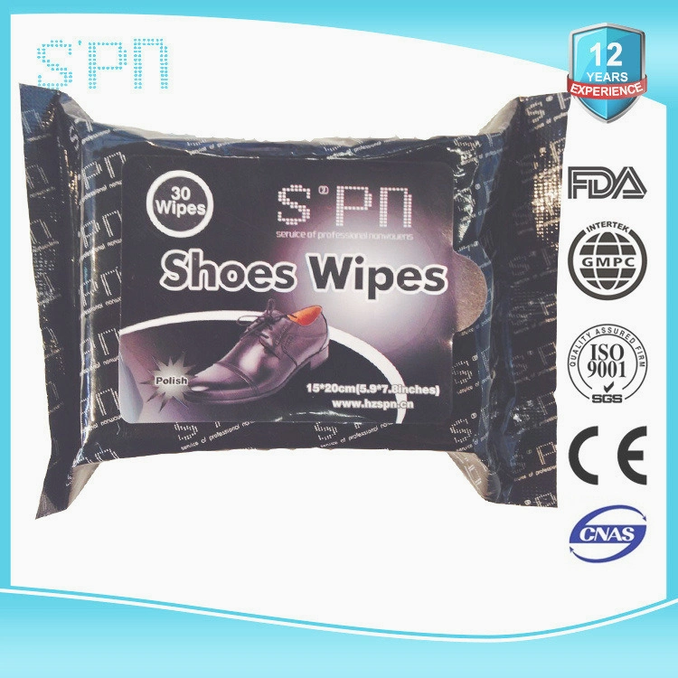 Best Quality Private Label Custom OEM Shoes Cleaning Wet Wipes Sneakers Cleaning Wet Wipes 100% Degradable Soft Disinfect Wet Wipes