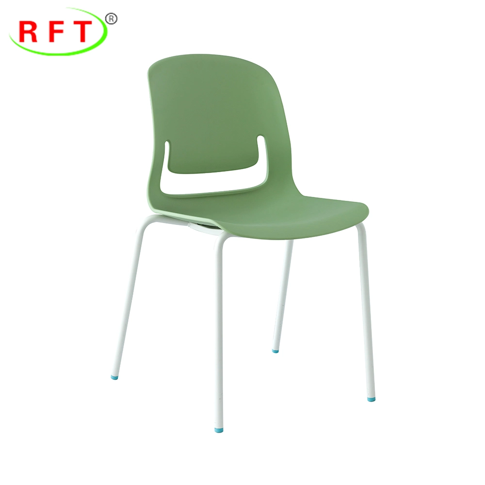 Modern Competitive Red PP Plastic Hospital Canteen Dining Chair