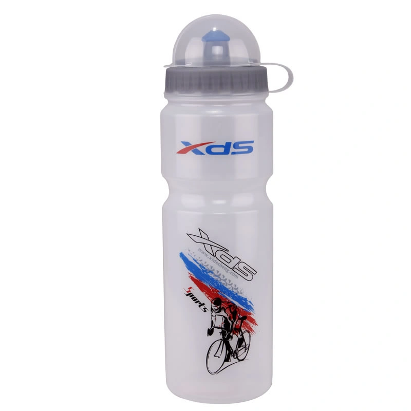 Eco Plastic Water Bottle with Hook, Sports Plastic Bicycle Promotional PE Bottle
