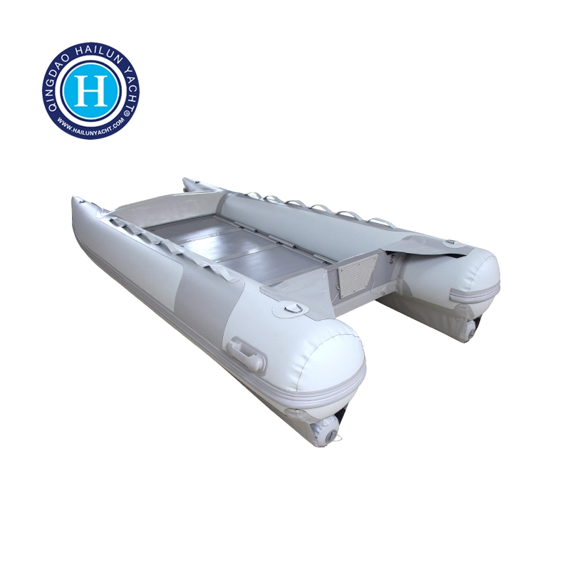 Hypalon/PVC Tube Rigid Inflatalbe Aluminum Fishing Rescue Boat