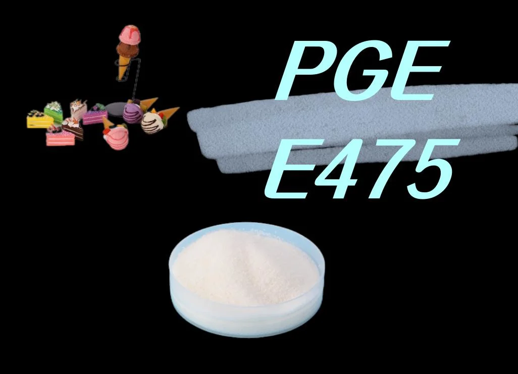 Éster de ácido graso Polyglycerol emulsionante (E475) de la mantequilla, helado, bebida de leche