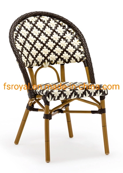 Wicker Rattan Furniture for Stackable Bamboo Looking Chair