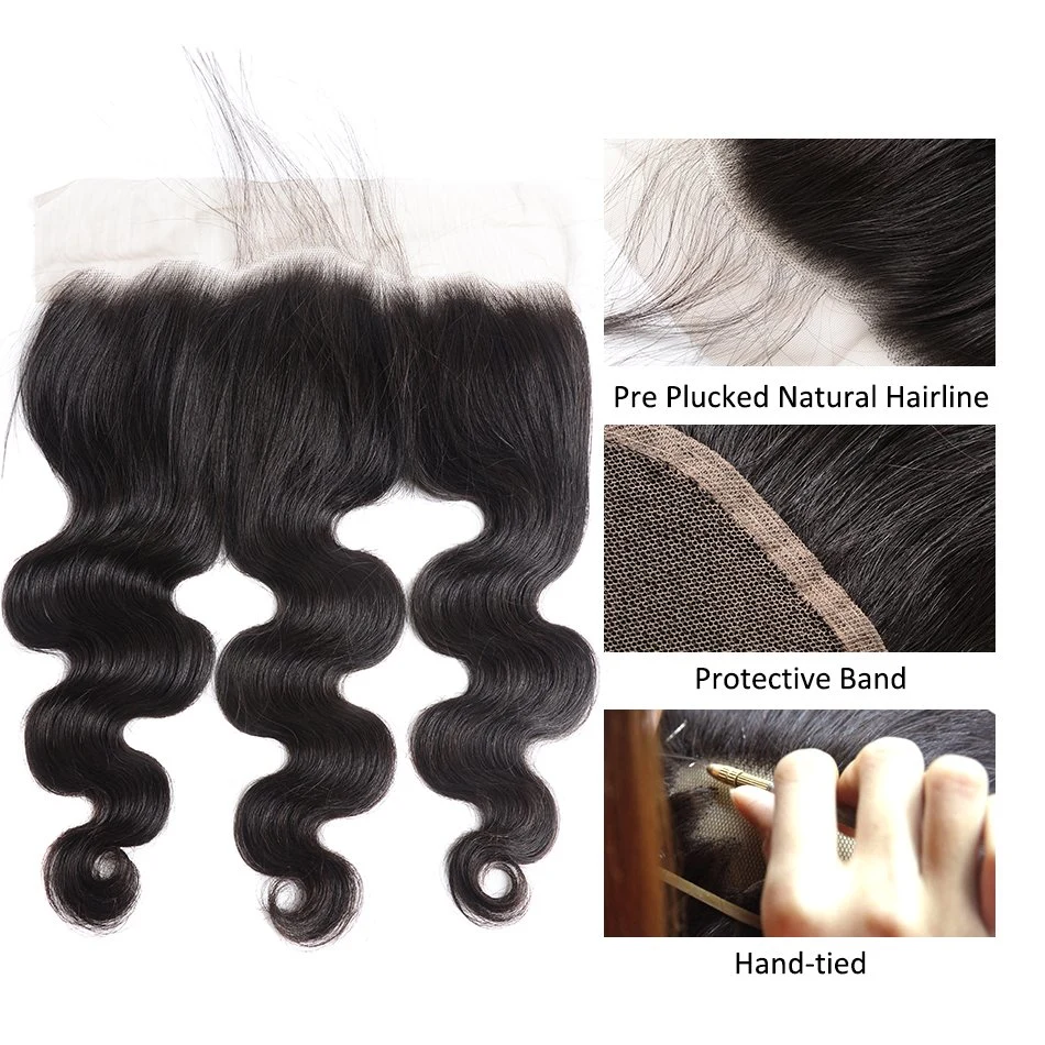 Natural Color #1b Unprocessed Human Hair Weaves Body Wave Hair Boundles