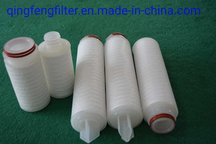 10 Inch Water Filters Diameter 69mm 5 Micron Absolute PP/PVDF/PTFE/Pes/Nylon/ Depth Pleated Filter Cartridges for Paints Inks and Coatings