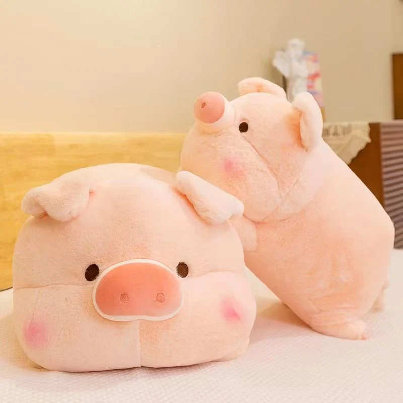 Piggy Doll Plush Toast Bread Little Powder Pig Doll