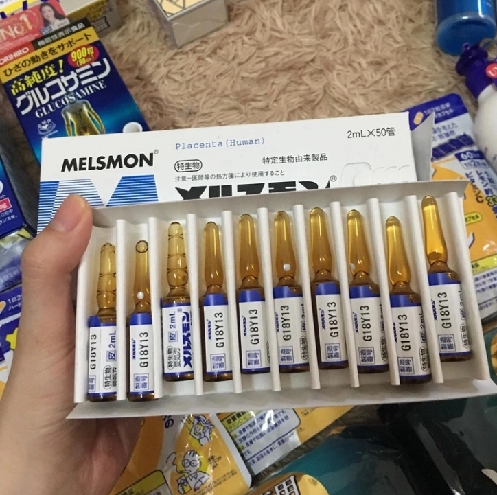 Japan Original Melsmon Human Placenta Injectable Anti Aging Skin Care Injection