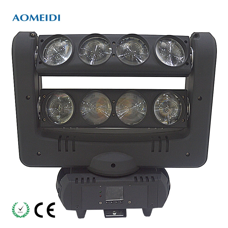 8X10W RGBW 4in1 DMX Spider Beam LED Moving Head Lighting Fixture