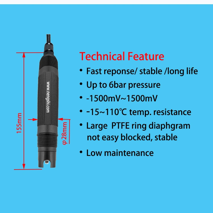 High quality/High cost performance  ORP Sensor for Online Industry with ISO9001 for ORP Meter