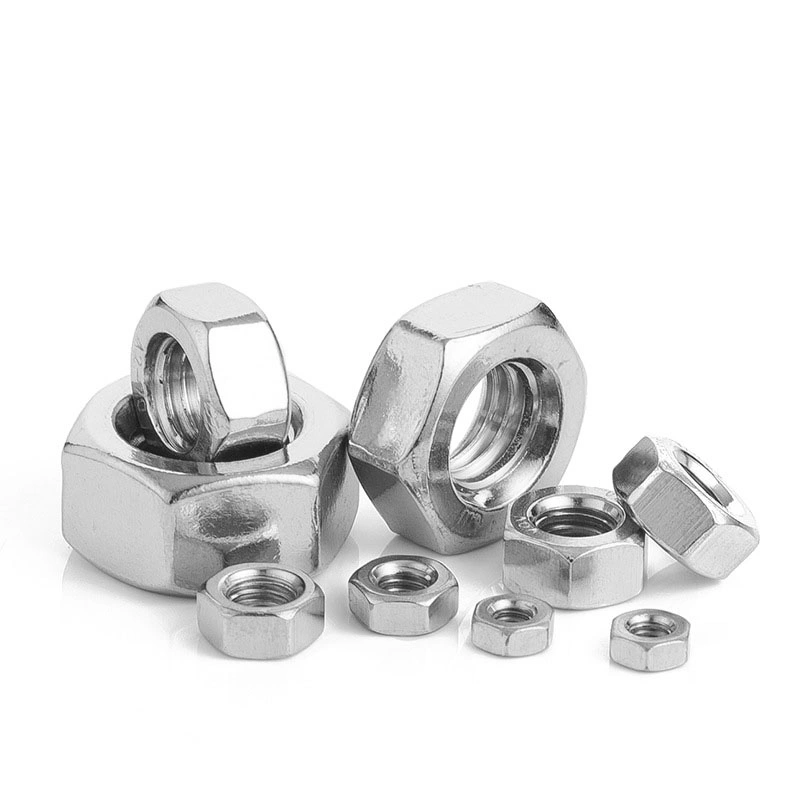 Attractive Price DIN934 304 316 Hexagon Head Nuts Stainless Steel Hex Nuts