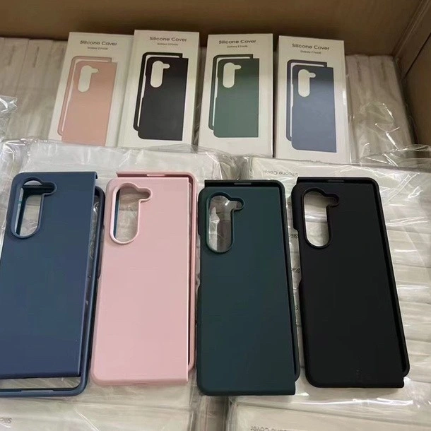 Preço de fábrica capa em silicone para telemóvel com capa em silicone para Galaxy Z Fold5