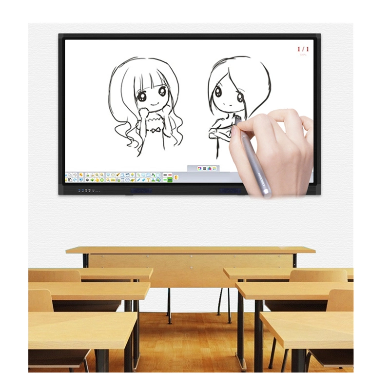 86 Inch Portable Whiteboard Smart Interactive Whiteboard Conference Tablet