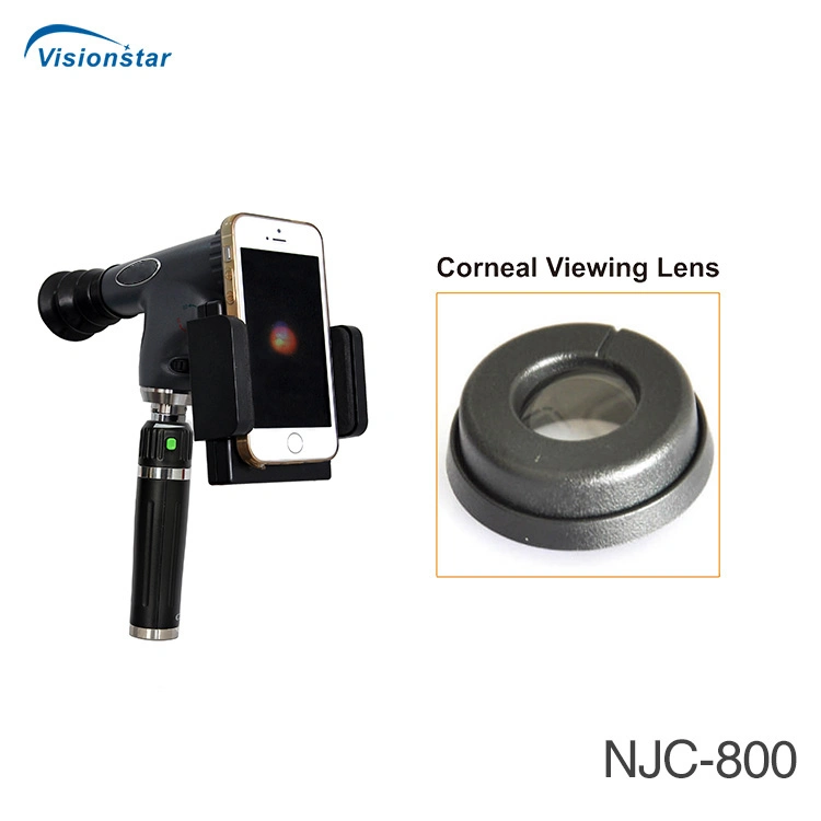 Njc-800 China Venta caliente Equipo oftalmológico Pantoscopic oftalmoscopio.