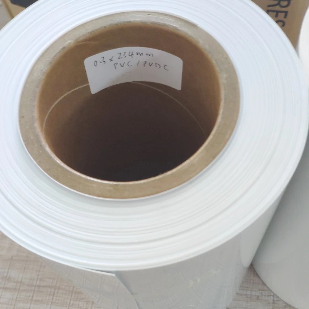 Top Leader White Opaque PVC PVDC Film High Barrier for Pharma Blister