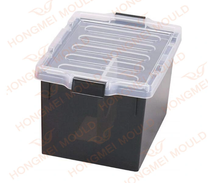 Household Injection Molding Mould Making About Plastic Storage Box Mould Industrial Lid Box Mould