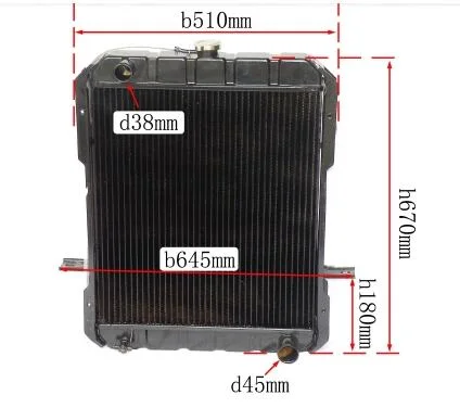 High quality/High cost performance JAC Truck Parts Radiator 1301010e0