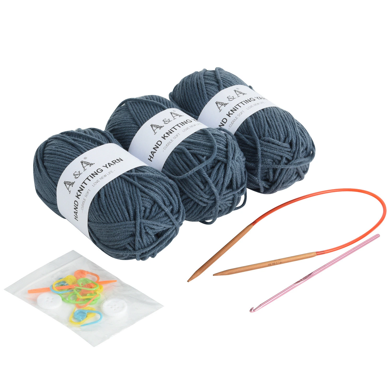 Knitting Kit for Beginners Adults, Hat Knitting Loom, Crafts for Girls Kids Ages 8-12, Learn to Crochet Kits for Adults Beginner, Knitting & Crochet Supplies