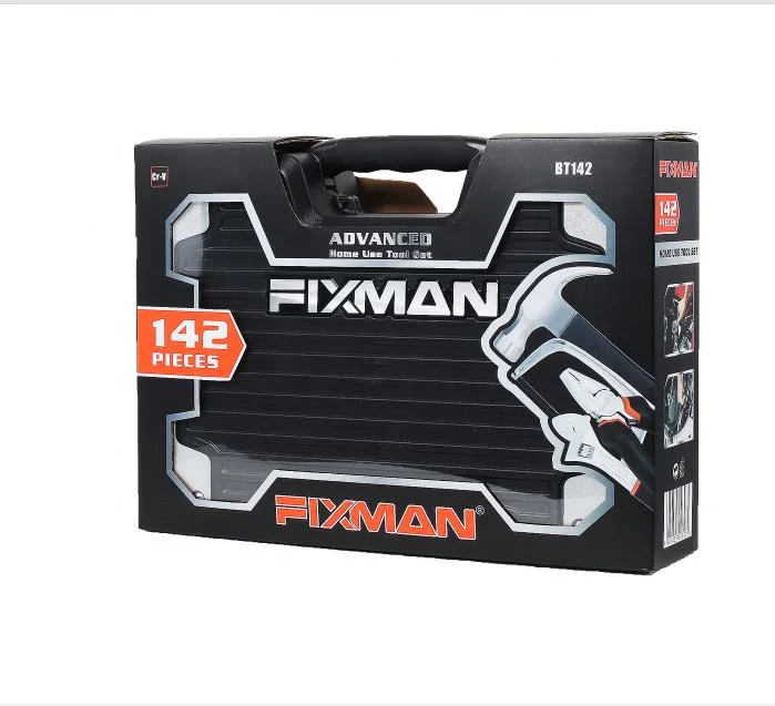 Fixman Tool Kit Accueil professionnelle complète Utilisez la case 142 PCS Outil Set