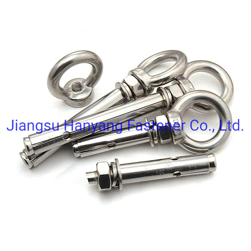 Eyebolt Stainless Steel Wall Concrete Brick Anchor Expansion Ring Screw