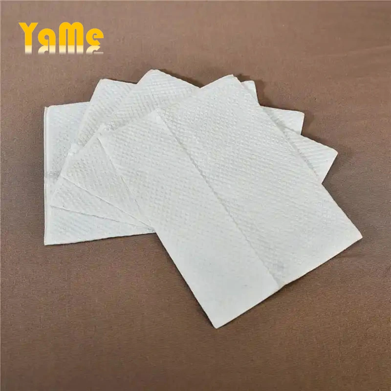 Multi-Color Printed Restaurant Tall Fold Paper Napkin with Logo Home Decoration