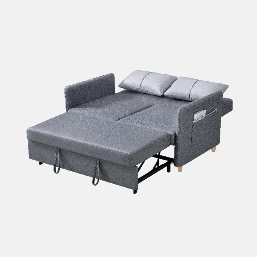 Apartment Living Room Modern Style Cheap Fabric Sofa Cum Bed Folding Couch Wholesale/Supplier Space Saving Lazy Sofa Bed