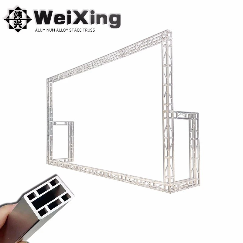 6mx6mx5m, 200x200mm Pantalla de LED ligero y portátil de aluminio producto Feria de la pantalla stand Truss Truss Post objetivo del sistema