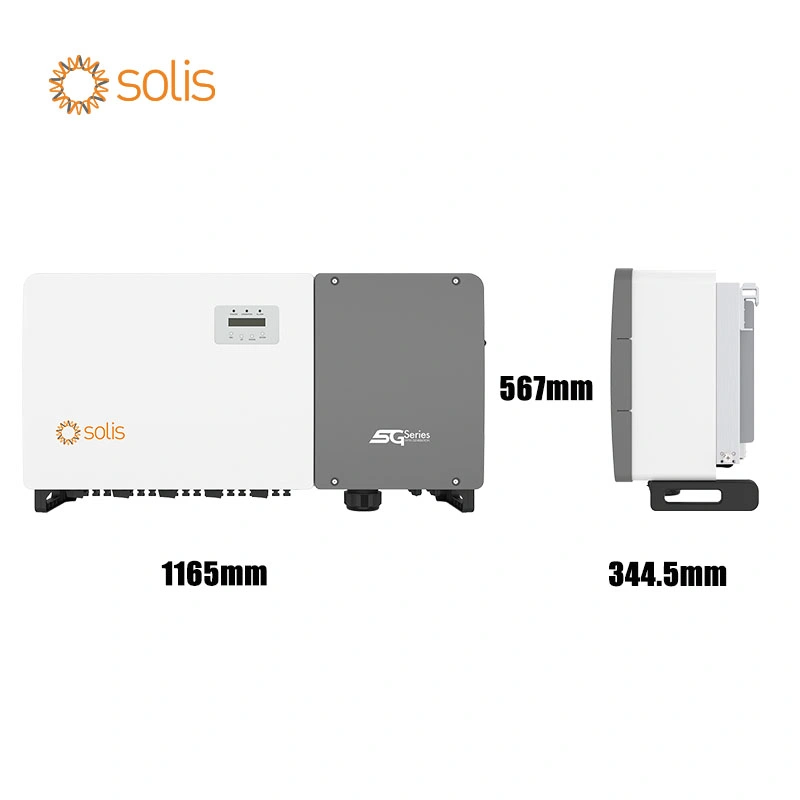 100kw 125kw Solis Inverter on Grid 3 Phase Solar Inverter