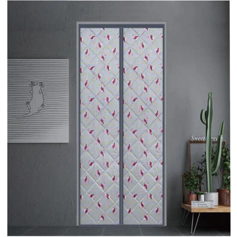 Free Sample Silk Cotton Padded Door Curtain