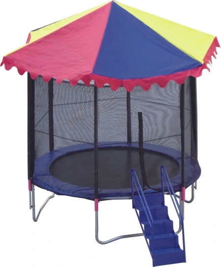 Nouveau design coloré, bon marché en plein air PARC Trampoline Trampoline pour la vente