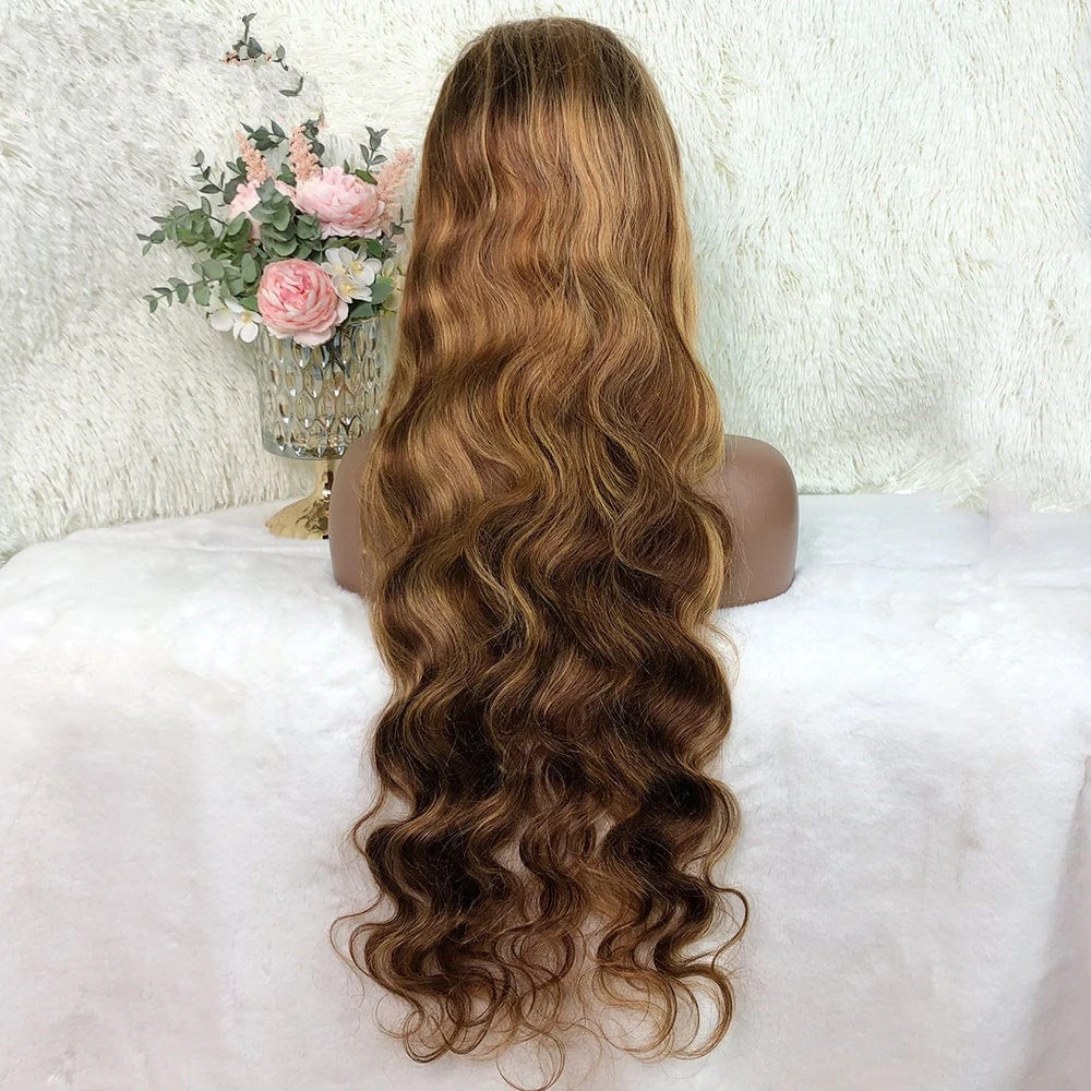 Прозрачный волосы человека Полнофронтальная кружка Закрытие Top Quality Wig