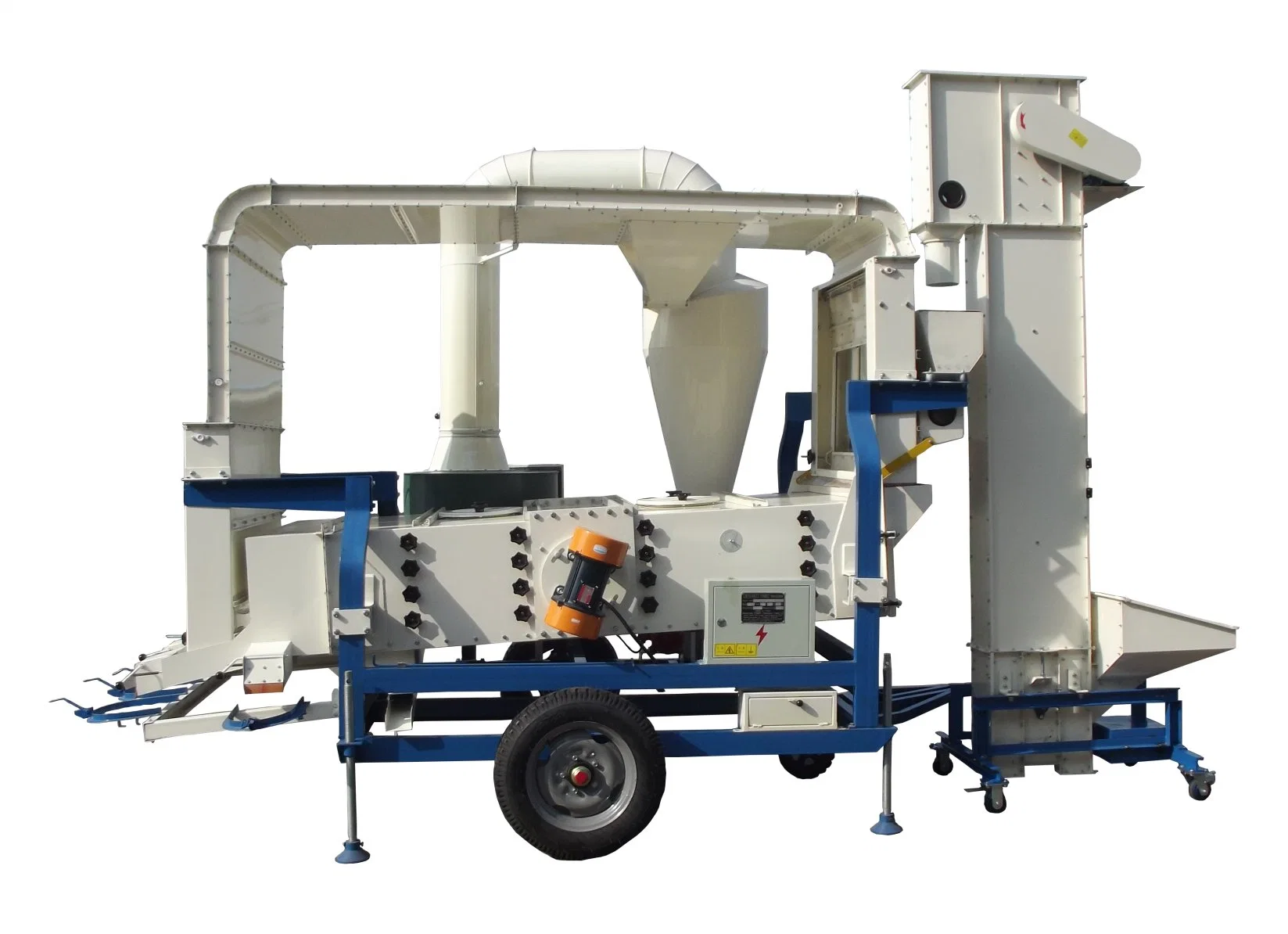 Double Air Sieve Millet Cleaning Machine with an Output of 3t/H