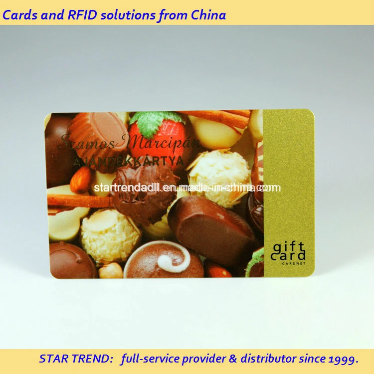 Snack Bar Card Made of PVC with Magnetic Stripe (ISO 7811)