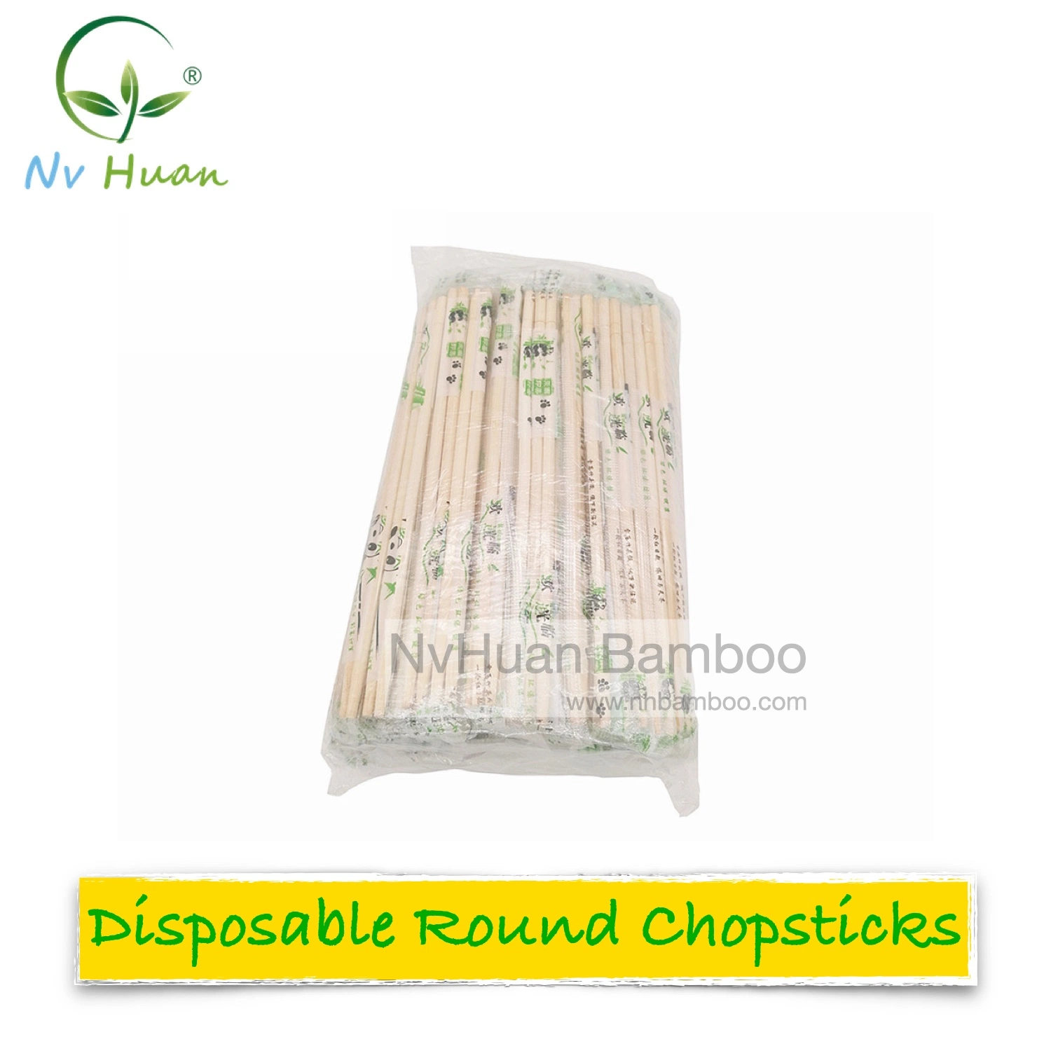 Bamboo Wood Disposable Chopstick 4.5mm 22.5cm