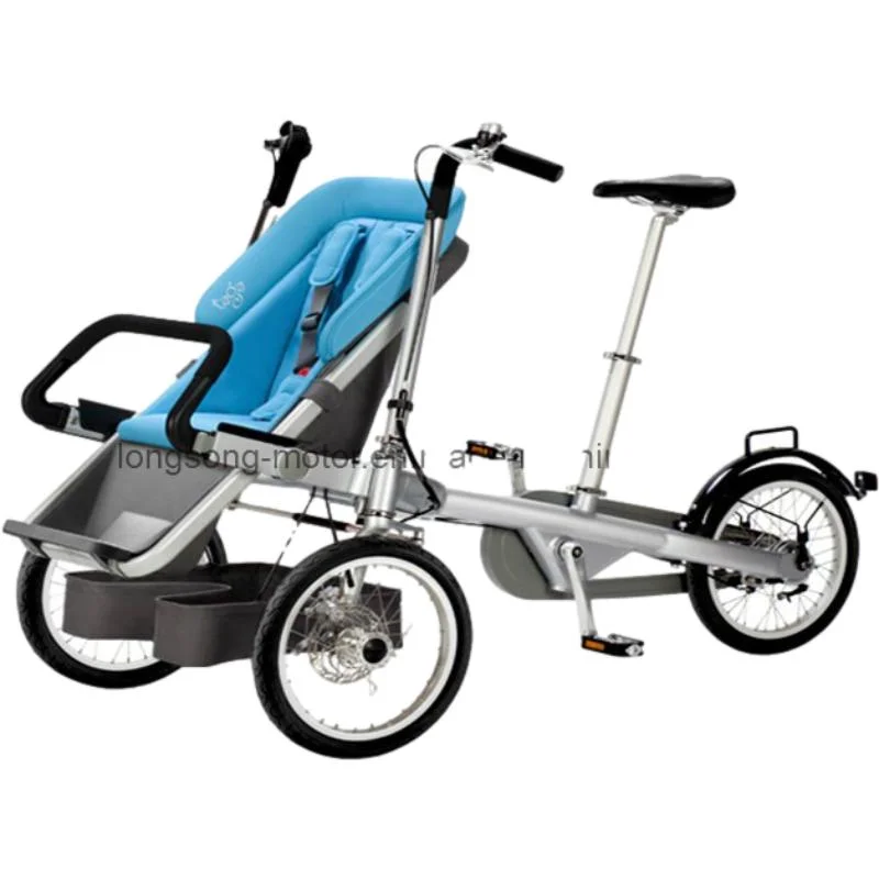 Compras dobrável triciclo transporte carrinho de bebé