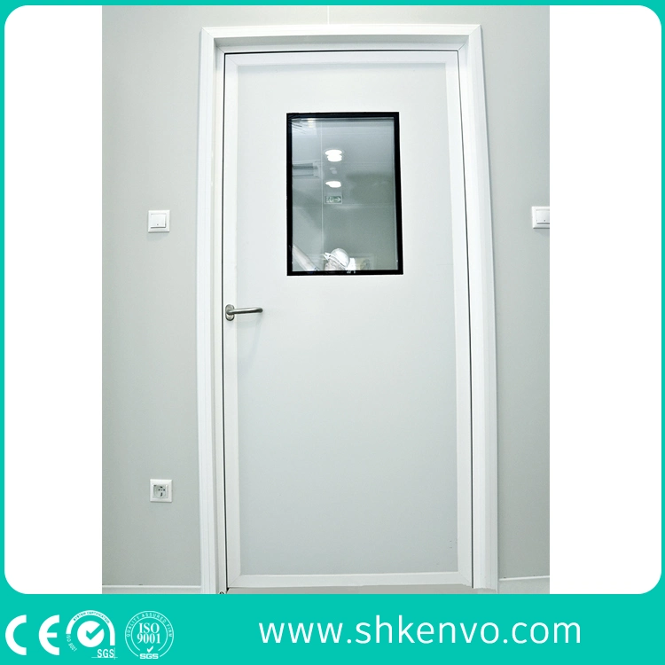 GMP Approved Metal or 304 Stainless Steel Cleanroom Doors with Interlocking for Lab or Medical