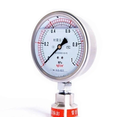 Hakin Diaphragm Seal Pressure Gauge with Flange Mc Thread Type Sanitary Flange Sterile Connection with Clamp Connection (Tri-Clamp)