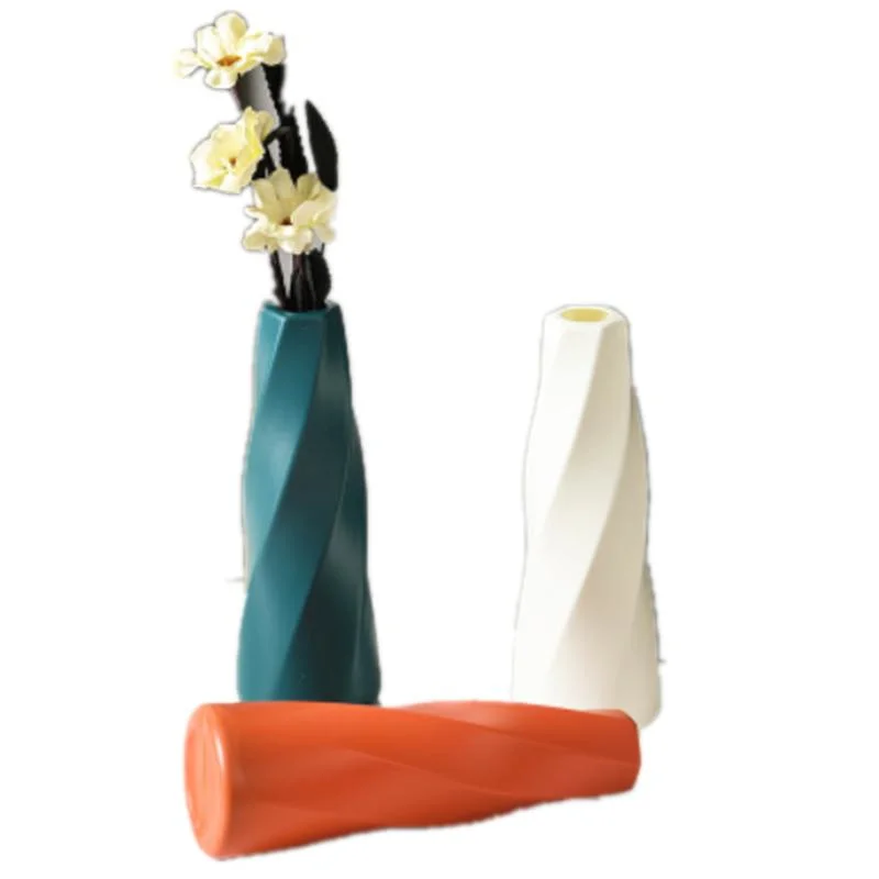 Moderne Wohnkultur Kunststoff Blumenvase für künstliche Blumen