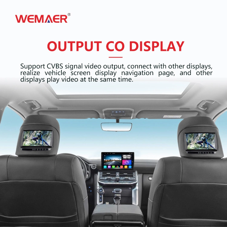 Wemaer OEM Auto DVD-Player Parkplatz Vogel Ansicht Wasserdicht vorne Rückansicht Navigationskamera Auto Android Player mit 360 Kamera-Kit