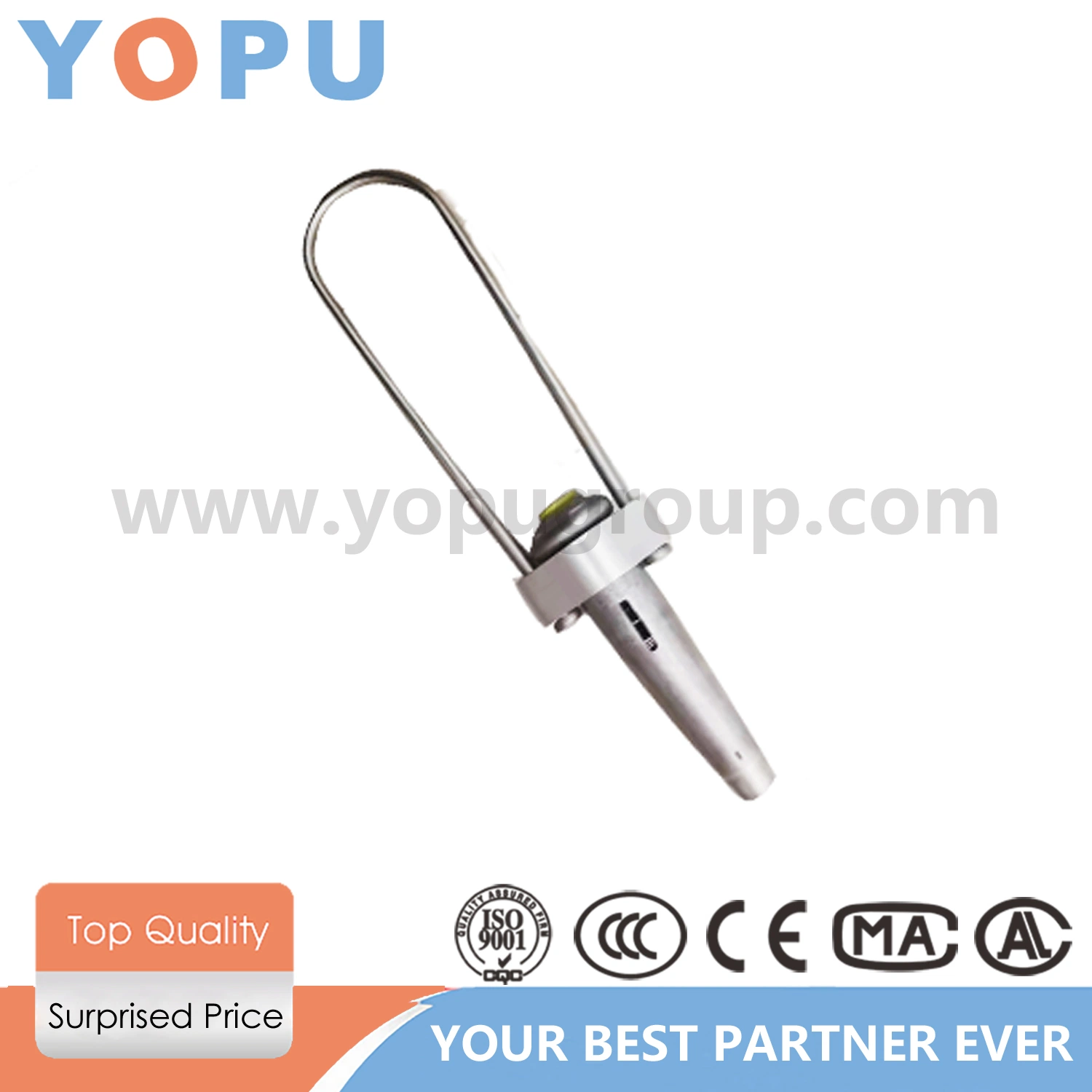 Automatic Splices Quick Connector for Overhead Line Cable Aluminum Tension Clamp Accessories Connector