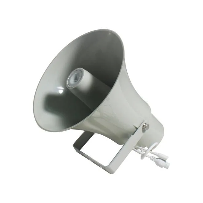 15W IP/SIP Network PA System Horn Speaker with Local Audio Input Eco IP PA System IP67 Waterproof Outdoor IP Poe Speaker