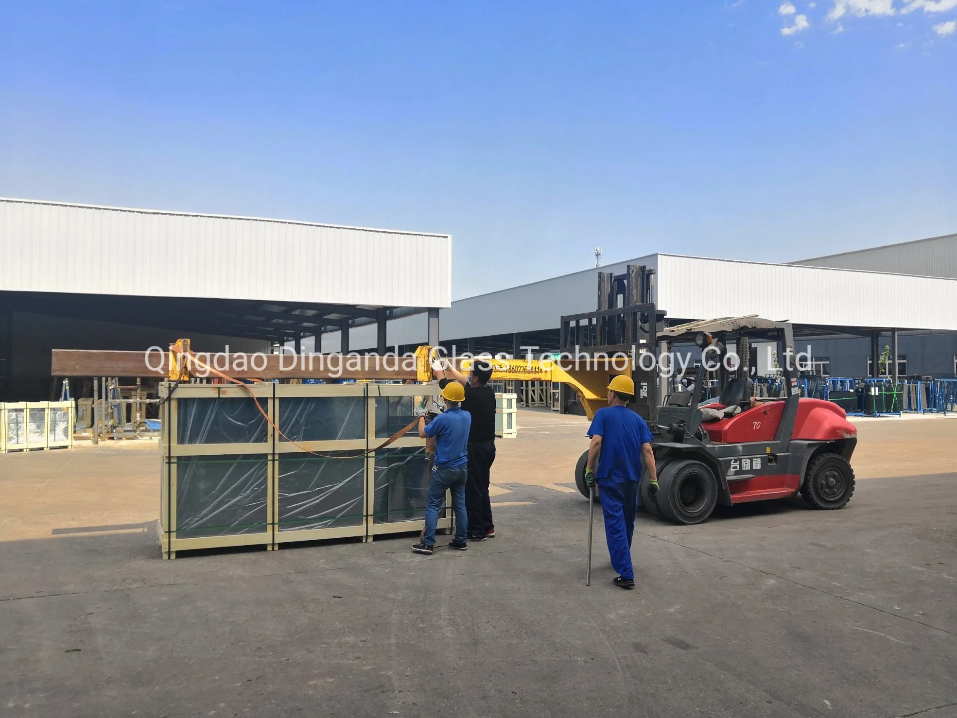 2440*3660 mm Forklift Glass Loading Unloading Beam Equipment for Glass Factory Wholesale/Supplierr to Unloading Glass Crates From Container