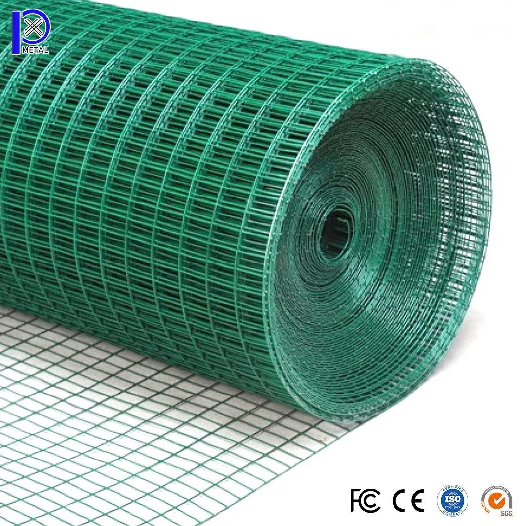 China Pengxian 2 X 2 Zoll Kunststoff beschichtetes Netz Lieferanten 6 Gauge geschweißte Drahtgitter für 1 2 Zoll verwendet Maschenzäune Aus Kunststoff