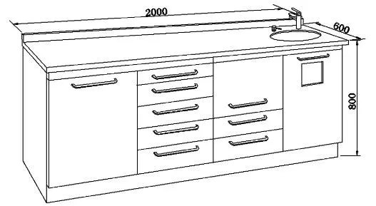 Fabrik Customized Schrank Küche